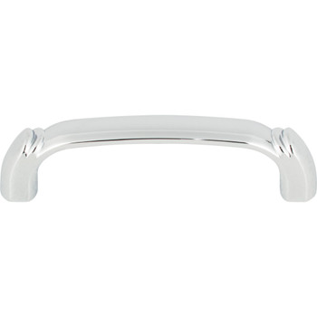 Top Knobs, Grace, Pomander, 3 3/4" (96mm) Curved Pull, Polished Chrome