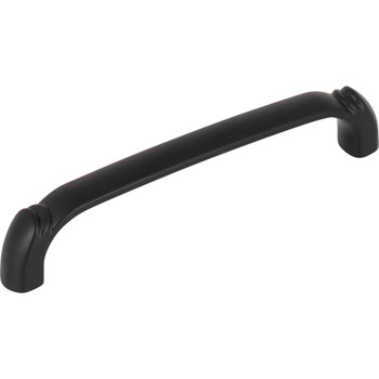 Top Knobs, Grace, Pomander, 5 1/16" (128mm) Curved Pull, Flat Black - alt view