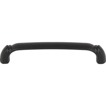 Top Knobs, Grace, Pomander, 5 1/16" (128mm) Curved Pull, Flat Black