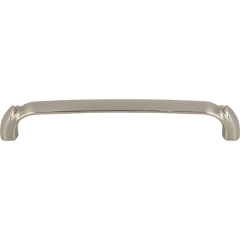 Top Knobs, Grace, Pomander, 6 5/16" (160mm) Curved Pull, Brushed Satin Nickel