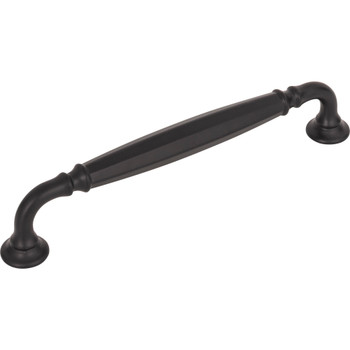 Top Knobs, Grace, Barrow, 6 5/16" (160mm) Straight Pull, Flat Black - alt view