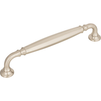 Top Knobs, Grace, Barrow, 6 5/16" (160mm) Straight Pull, Brushed Satin Nickel - alt view