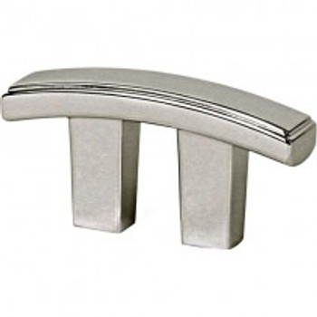 Alno, Arch, 3/4" Curved Bar Pull, Satin Nickel