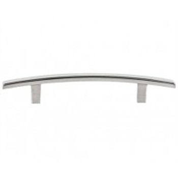 Alno, Arch, 4" Curved Bar Pull, Satin Nickel