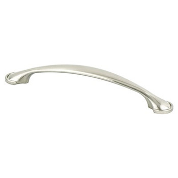Berenson, Hillcrest, 5 1/16" (128mm) Curved Pull, Brushed Nickel