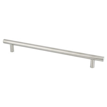 Berenson, Stainless Steel, 8 13/16" (224mm) Bar Pull, Stainless Steel