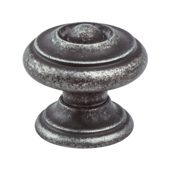 Berenson, Euro Rustica, 1 3/16" Round Knob, Rustic Iron