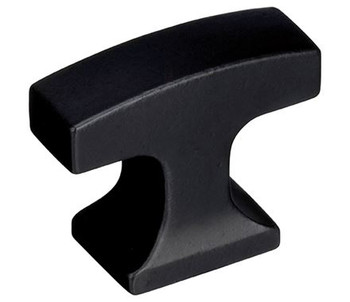 Amerock, Westerly, 1 5/16" (33mm) Length Rectangle Knob, Black Bronze