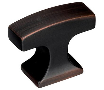 Amerock, Westerly, 1 5/16" (33mm) Length Rectangle Knob, Oil Rubbed Bronze