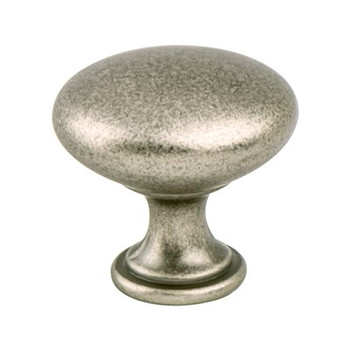 Berenson, Traditional Advantage One, 1 1/8" Round Knob, Weathered Nickel