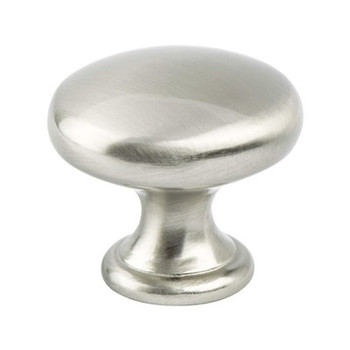 Berenson, Contemporary Advantage Four, 1 1/4" Round Knob, Brushed Nickel