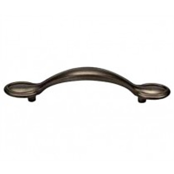 Alno, Classic Traditional, 3 1/2" Curved Pull, Chocolate Bronze