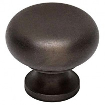 Alno, Knobs, 1 1/4" Round Mushroom Knob, Chocolate Bronze