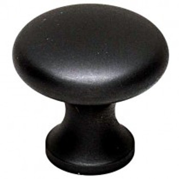 Alno, Knobs, 1" Tall Mushroom Knob, Matte Black