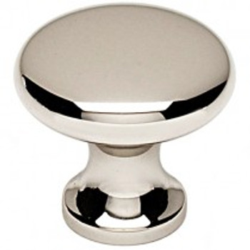 Alno, Knobs, 1" Tall Mushroom Knob, Polished Nickel