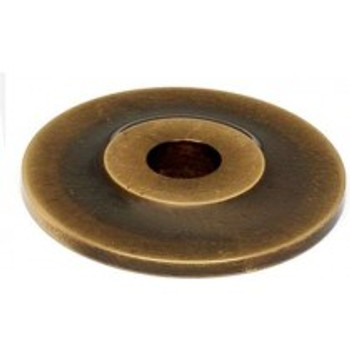 Alno, Knobs, 3/4" Round Knob Backplate, Antique English Matte