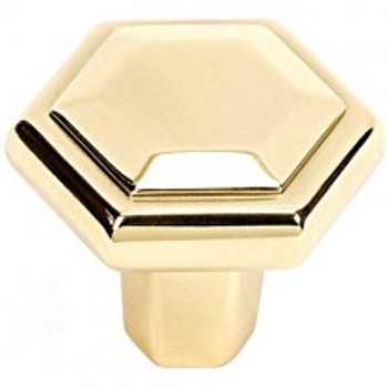 Alno, Nicole, 1 1/4" Knob, Polished Brass