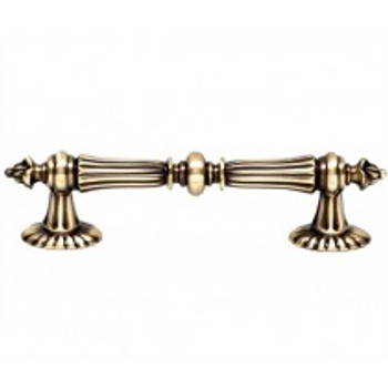 Alno, Ornate, 4 5/8" Straight Bar Pull, Antique English