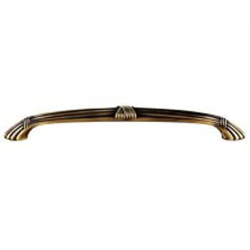 Alno, Ribbon and Reed, 6" Curved Pull, Antique English