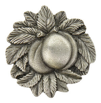 Notting Hill, Kitchen Garden, Georgia Peach, 1 5/8" Round Knob, Antique Pewter