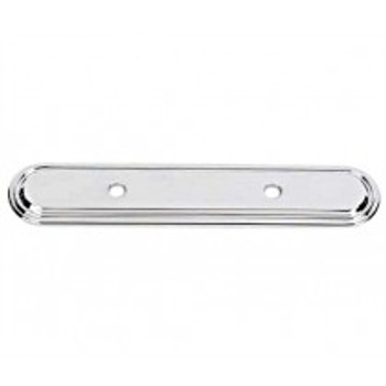 Alno, Venetian, 3" Drill Center Pull Backplate, Polished Chrome