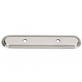 Alno, Venetian, 3" Drill Center Pull Backplate, Satin Nickle