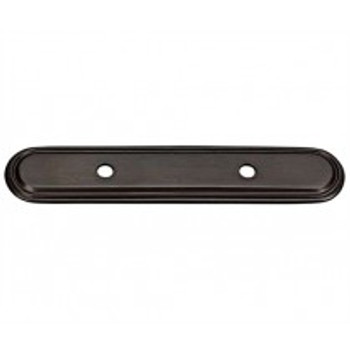 Alno, Venetian, 3 1/2" Drill Center Pull Backplate, Chocolate Bronze