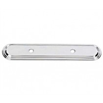 Alno, Venetian, 3 1/2" Drill Center Pull Backplate, Polished Chrome