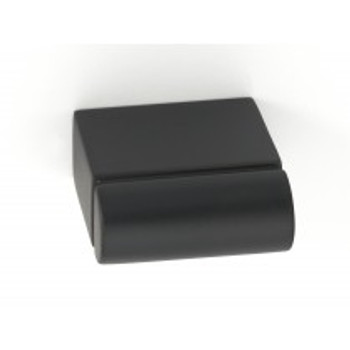 Alno, Vogue, 11/16" Length Rectangle Knob, Matte Black