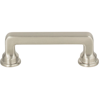 Atlas Homewares, Oskar, 3" Straight Pull, Brushed Nickel