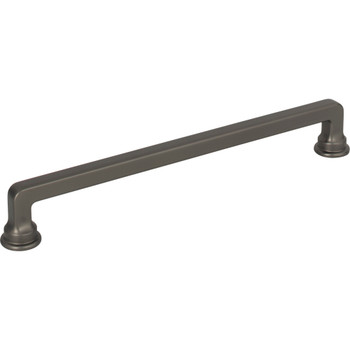 Atlas Homewares, Oskar, 7 9/16" (192mm) Straight Pull, Slate - alt view