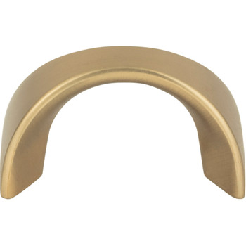 Atlas Homewares, Sleek, 1 1/4" Curved Pull, Champagne - alt view 1