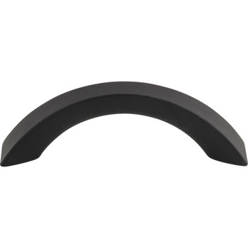 Atlas Homewares, Sleek, 3" Curved Pull, Matte Black