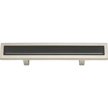 Atlas Homewares, Spa, 3" Bar Pull, Black with Brushed Nickel