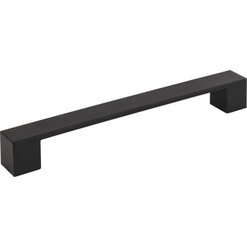 Atlas Homewares, Wide Square, 7 9/16" (192mm) Wide Straight Pull, Matte Black - alt view 1