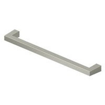 Deltana, 8" Modern Square Pull, Brushed Nickel