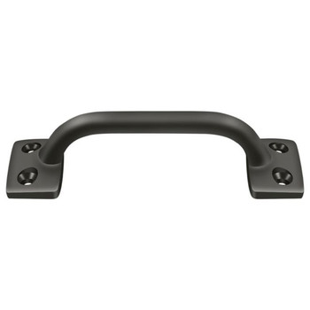 Deltana, 3 1/2" Front Mounted Straight Pull, Oil Rubbed Bronze