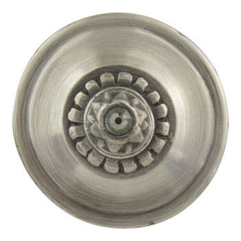 Notting Hill, King's Road, Portobello Road, 1 1/4" Knob, Crystal Antique Pewter