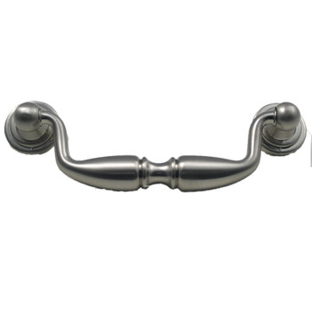 Rusticware, 3 3/4" (96mm) Drop Pull, Satin Nickel