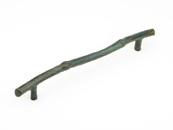 Schaub and Company, Mountain, 12" (305mm) Twig Bar Pull, Verde Imperiale