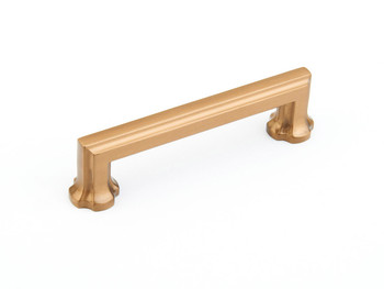 Schaub and Company, Empire, 4" Straight Pull, Brushed Bronze
