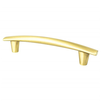 Berenson, Meadow, 5 1/16" (128mm) Curved Bar Pull, Satin Gold