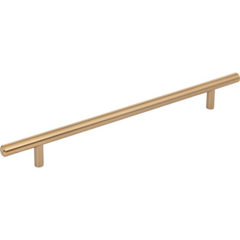 Elements, Naples, 8 13/16" (224mm), 11 15/16" Total Length Bar Pull, Satin Bronze