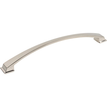 Jeffrey Alexander, Roman, 8 13/16" (224mm) Curved Pull, Polished Nickel