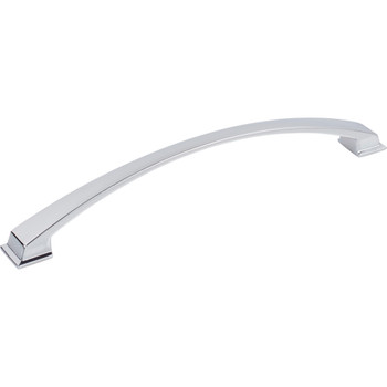 Jeffrey Alexander, Roman, 8 13/16" (224mm) Curved Pull, Polished Chrome