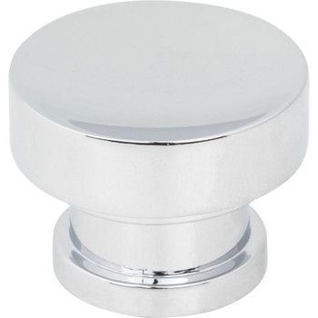 Jeffrey Alexander, Elara, 1 1/4" Round Knob, Polished Chrome