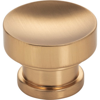 Jeffrey Alexander, Elara, 1 1/4" Round Knob, Satin Bronze