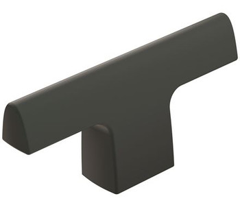 Amerock, Riva, 2 1/2" Length Pull Knob, Matte Black