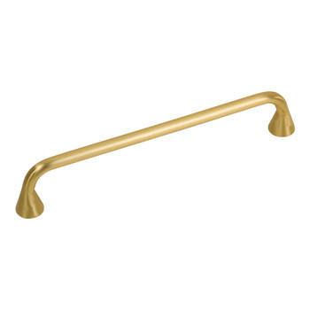 Century, Cone, 6 5/16" (160mm) Straight Pull, Brushed Gold