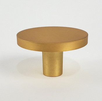 Century, Round, 1" Round Knob, Brushed Gold